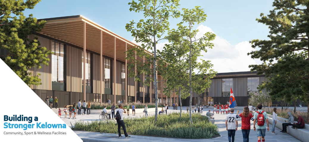 redevelopment of Parkinson Recreation Centre rendering 2024