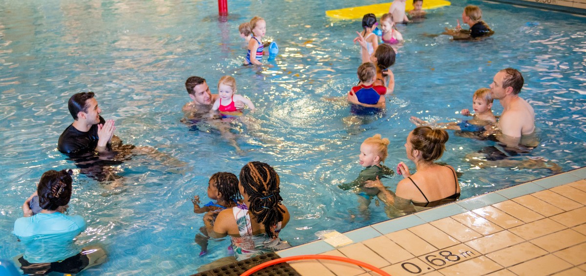 Swim lessons at PRC