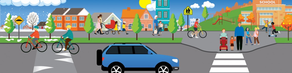 2040 TMP - Neighbourhood Streets - Recommended Actions graphic header