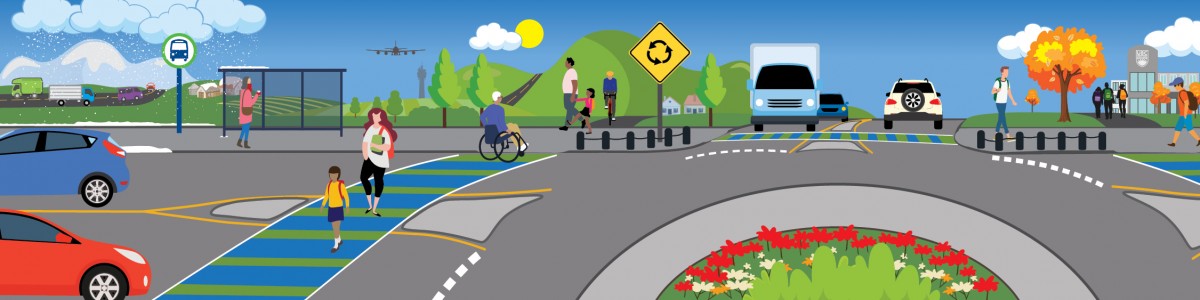 2040 TMP - Road Connections - Recommended Actions graphic header