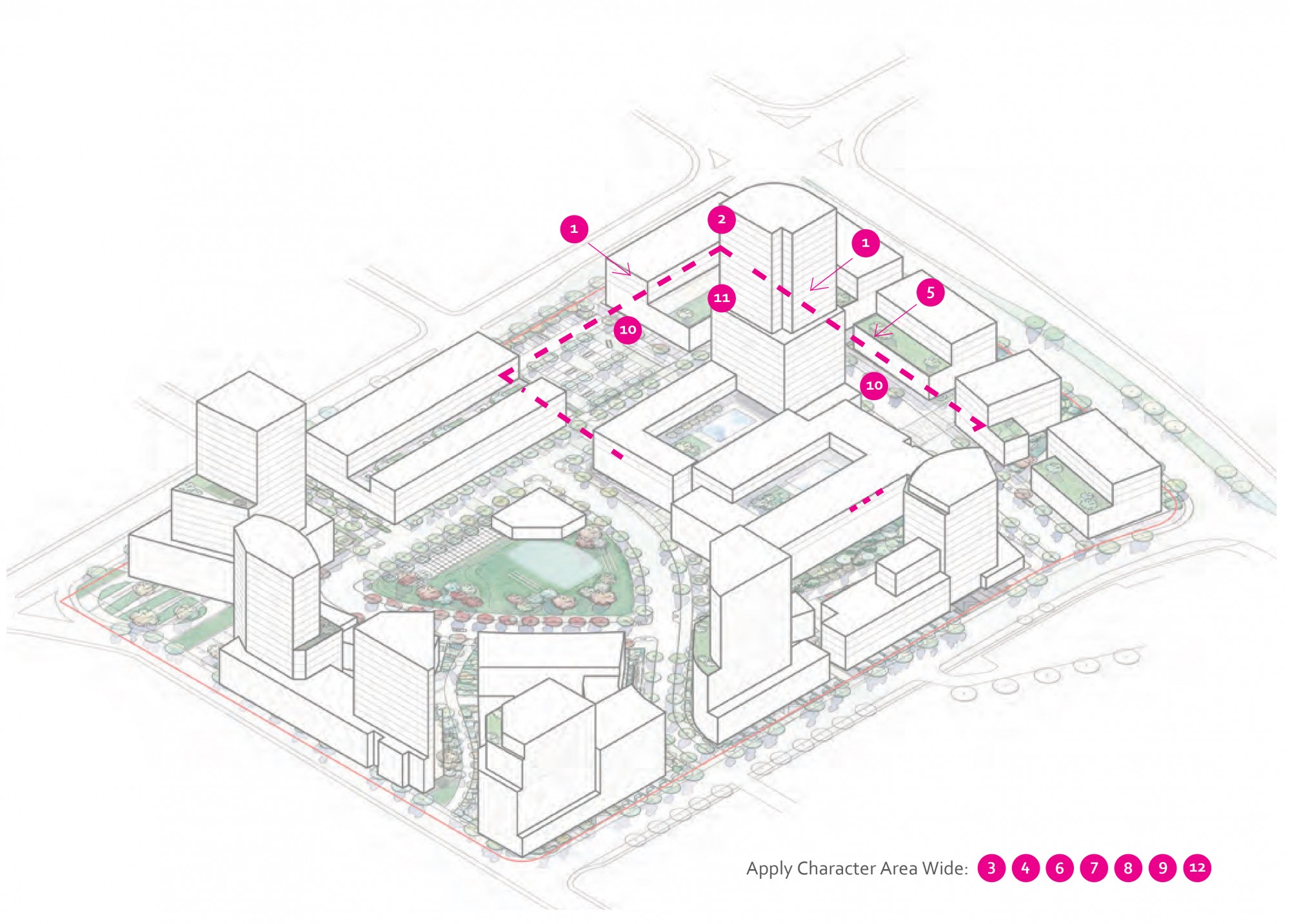 2040 OCP - Form and Character - Comprehensive Zone 26 - Transit Oriented Focus diagram