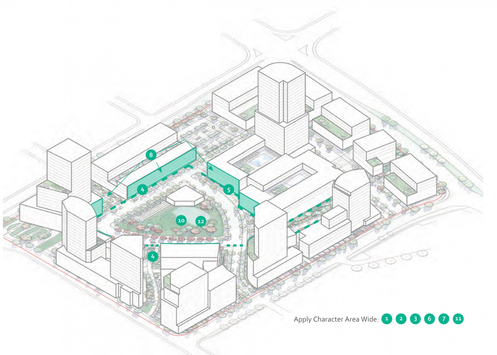 2040 OCP - Comprehensive Zone 26 - diagram of Capri Central Park