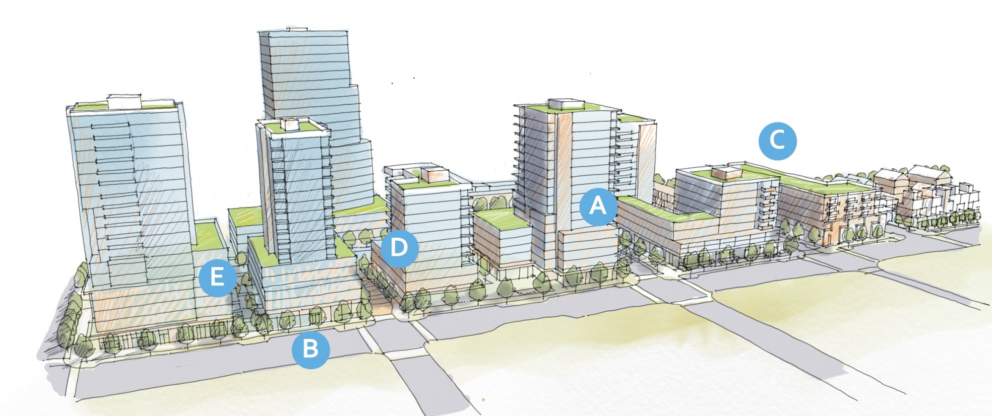 2040 OCP - Form and Character - General Residential Characteristics Overview Graphic