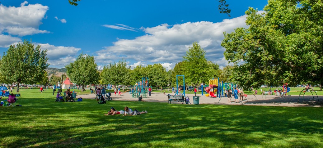 City Park in the summertime