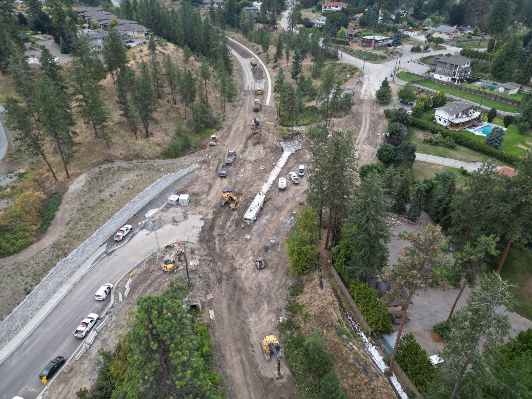 Chute Lake Road Roundabout and Frost Road extension ChuteLakeRoad