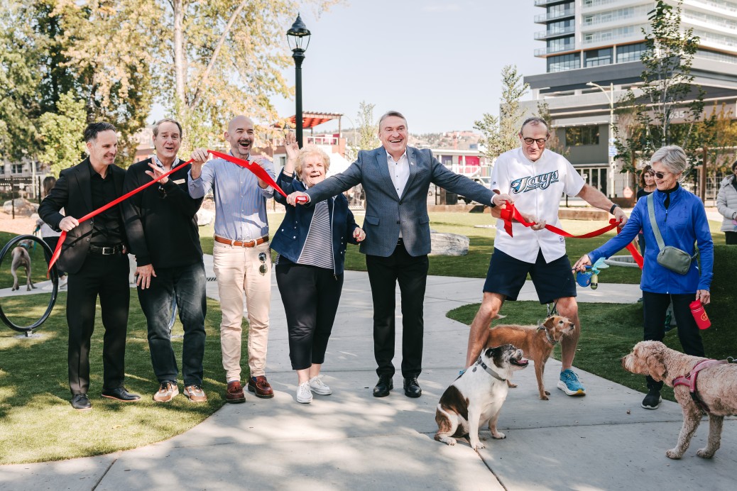 City Park Dog Run ribbon cutting City Park Dog Run ribbon cutting