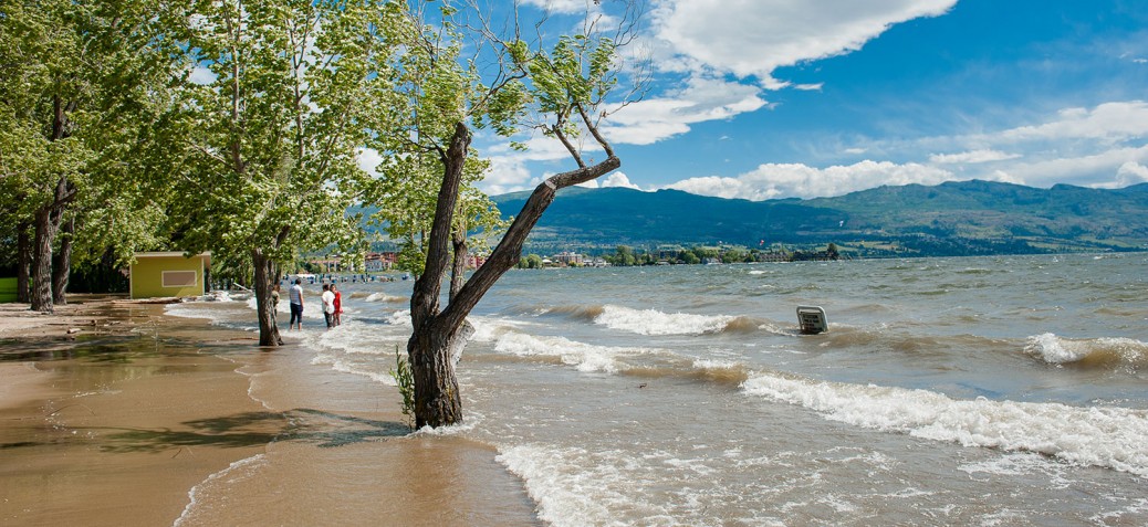 Flooding at Gyro Beach