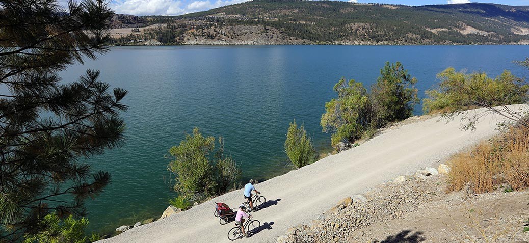 Oyama section of the Okanagan Rail Trail