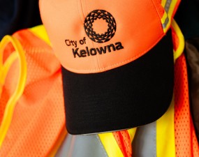 Baseball cap with the City of Kelowna logo.