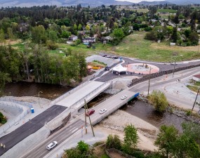 Overhead shot of KLO Bridge