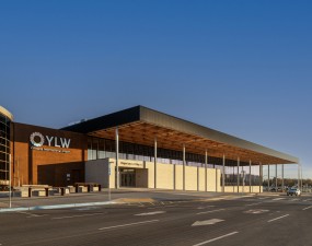 New departures terminal at YLW 